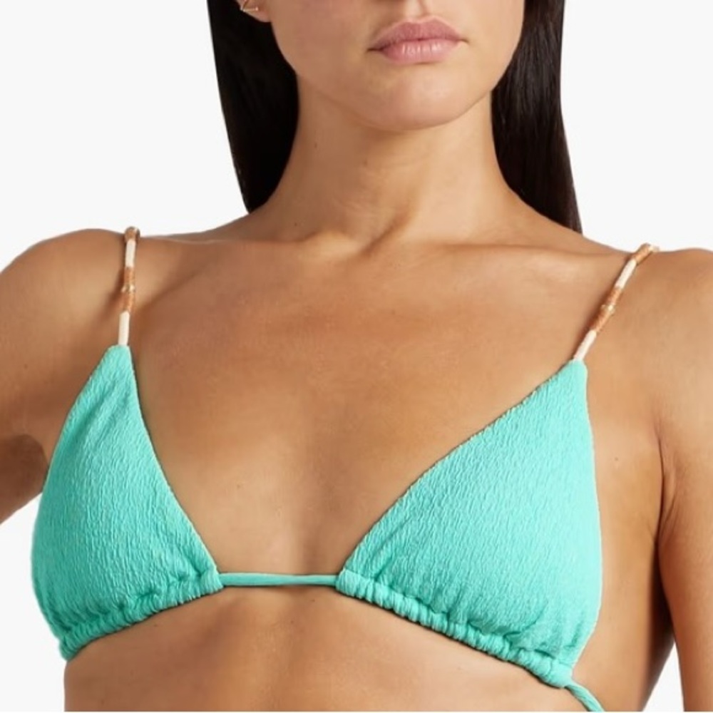 NWT ViX Paula Hermanny Aqua Bikini Set | D Cup and Large Bottoms - Picture 4 of 7